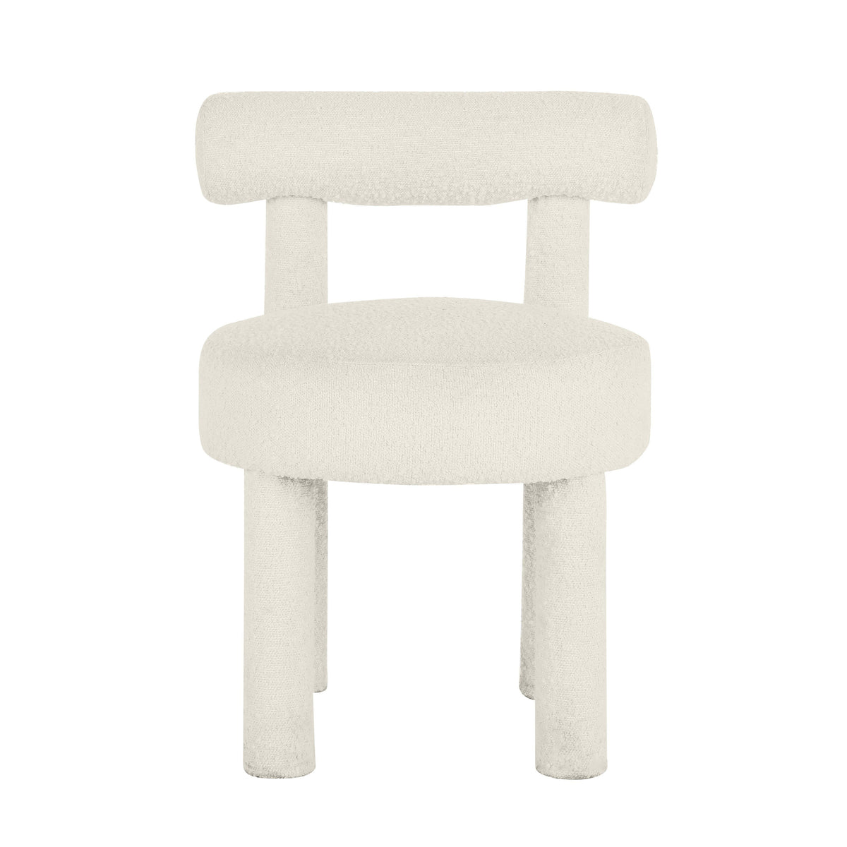 Carmel Cream Performance Boucle Dining Chair by TOV Furniture – photo 3 of 6
