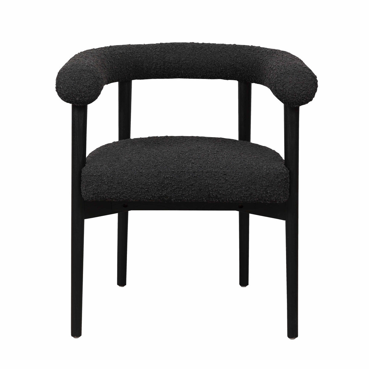Spara Black Performance Boucle Dining Chair by TOV Furniture – photo 3 of 7