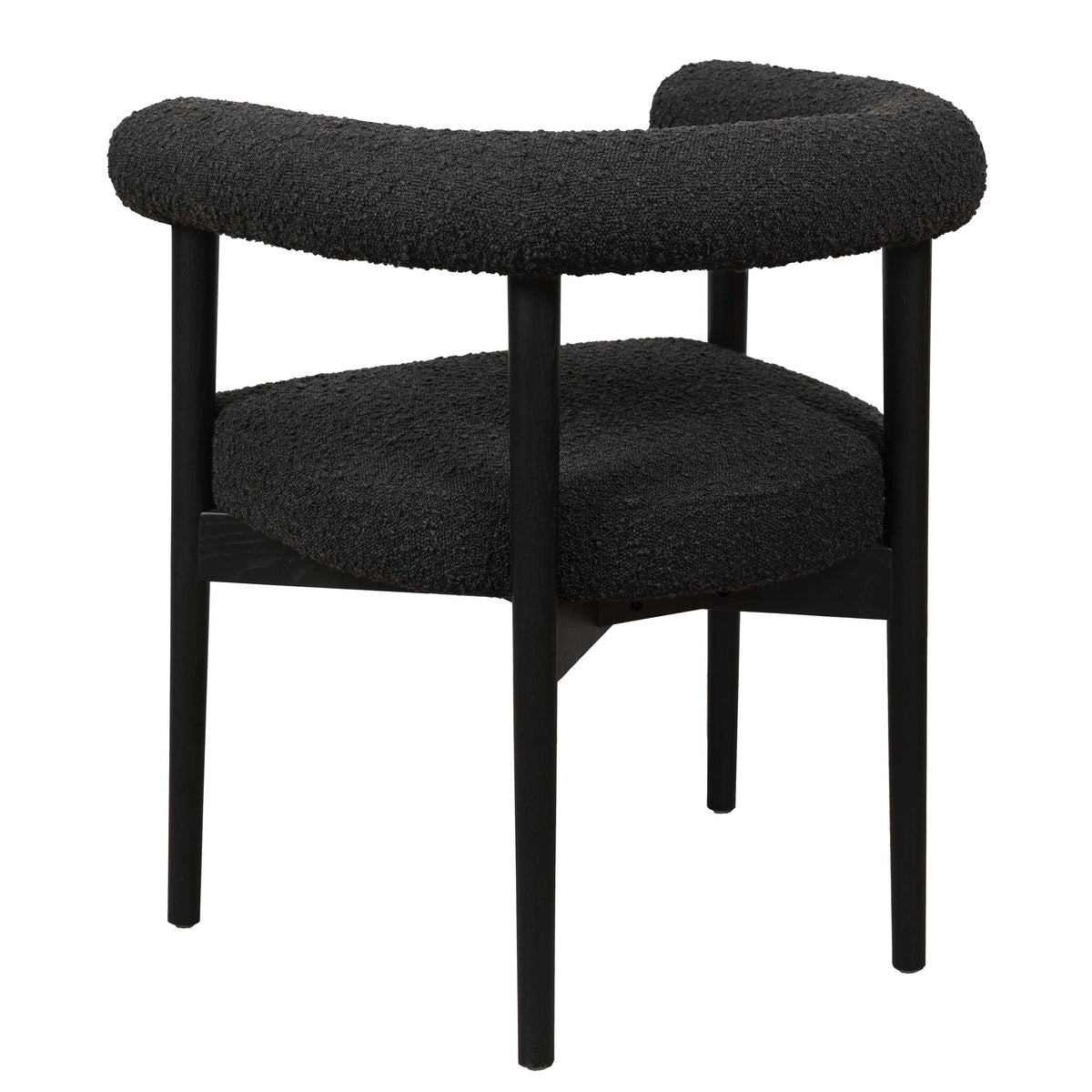 Spara Black Performance Boucle Dining Chair by TOV Furniture – photo 4 of 7