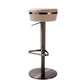 Astro Woven Performance Vegan Leather Adjustable Stool by TOV D68620