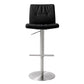 Paddy Performance Vegan Leather Adjustable Stool by TOV D68626