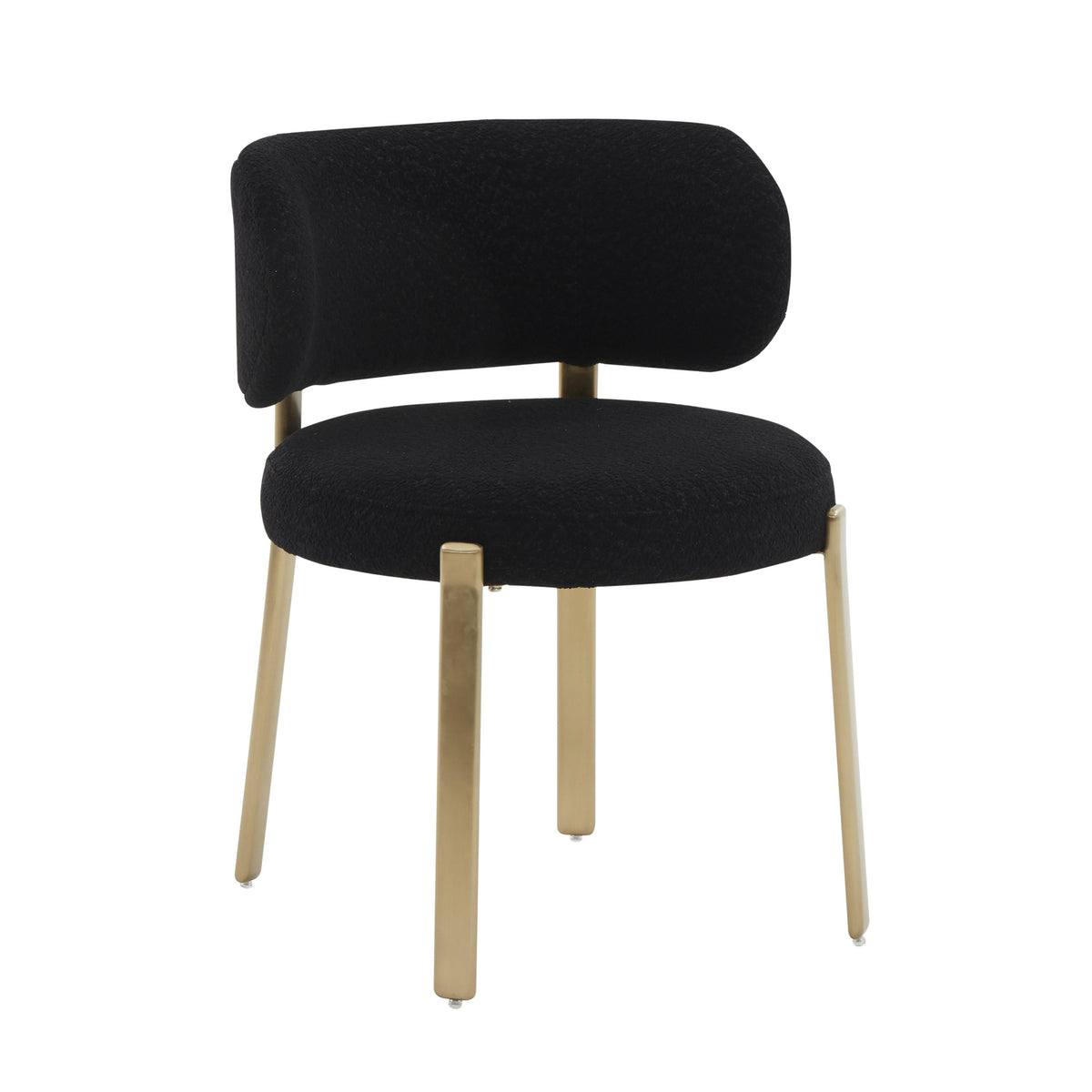 Margaret Black Performance Boucle Dining Chair by TOV Furniture – photo 1 of 6