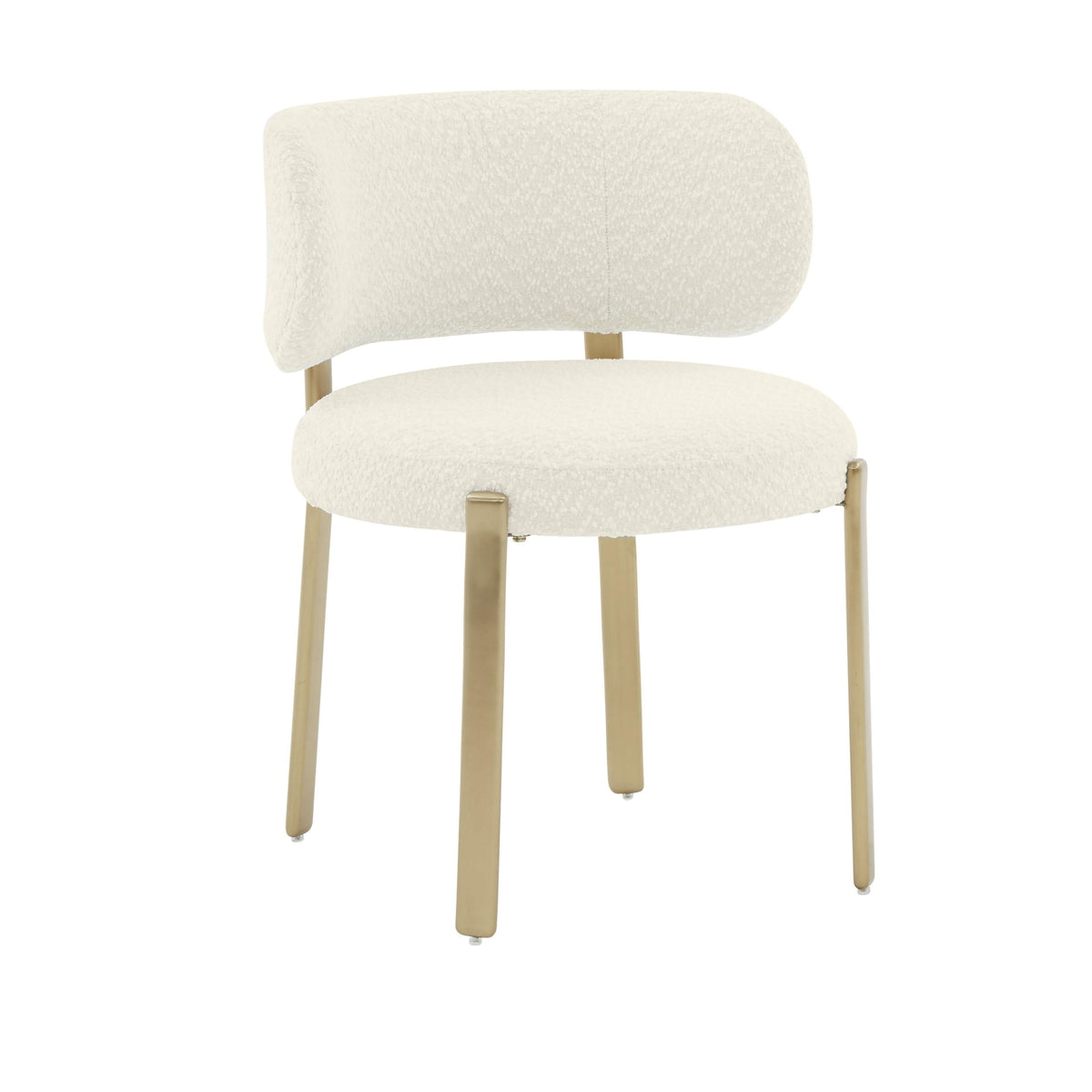 Margaret Cream Performance Boucle Dining Chair by TOV Furniture – photo 1 of 6