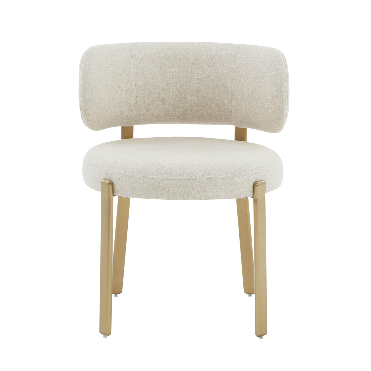 Margaret Cream Performance Linen Dining Chair by TOV Furniture – photo 3 of 6