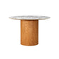 Tamara 47 Marble Ceramic Round Dinette Table by TOV D68681