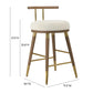 Juniper Velvet Stool by TOV D68685
