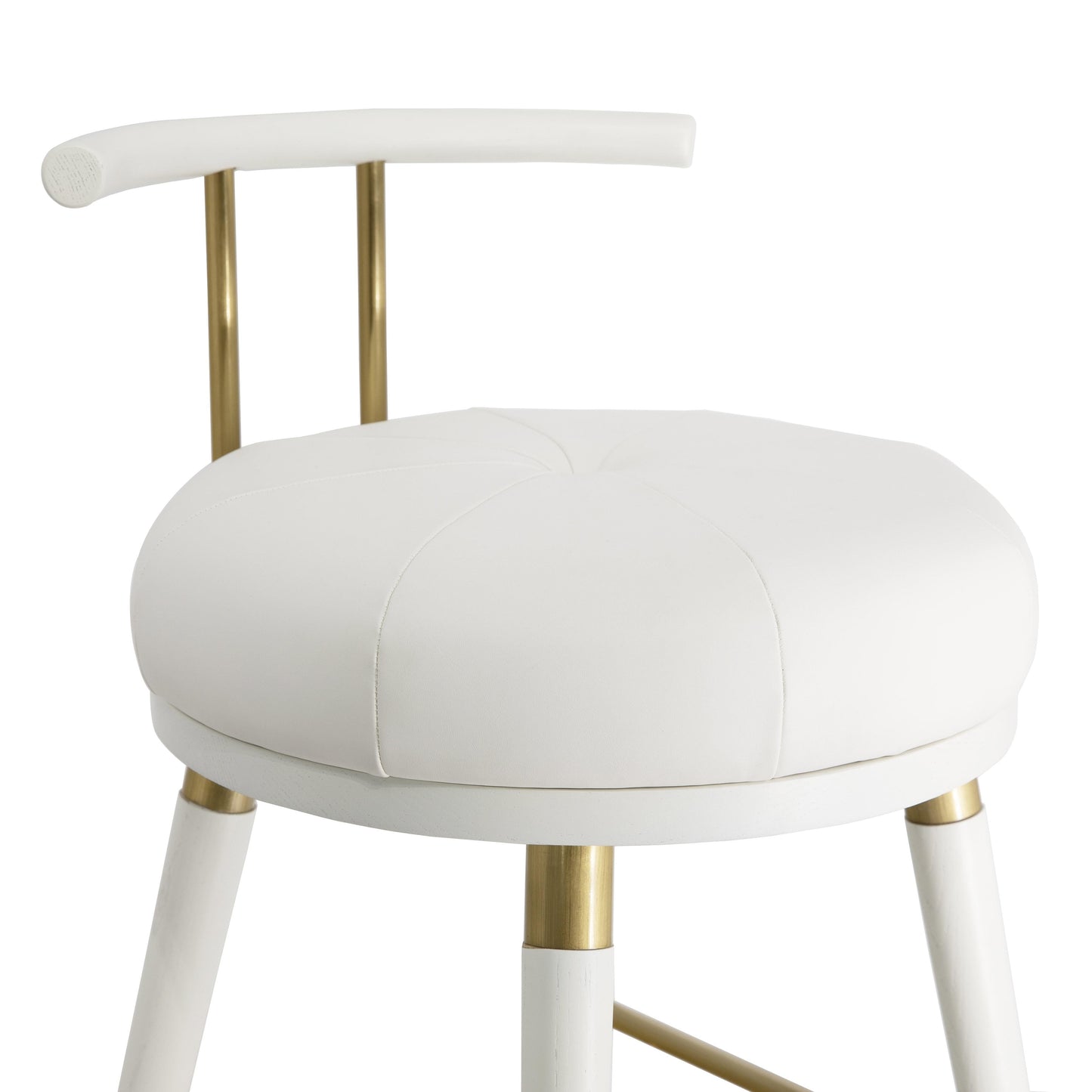 Juniper Performance Vegan Leather Stool by TOV D68687
