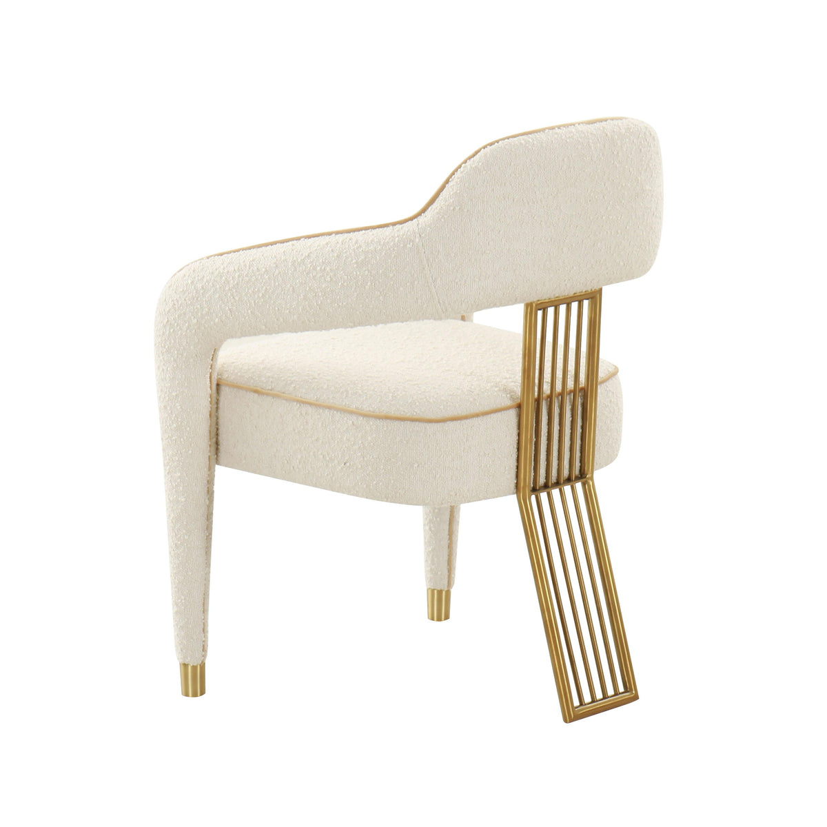 Corralis Cream Performance Boucle Dining Chair by TOV Furniture – photo 4 of 6