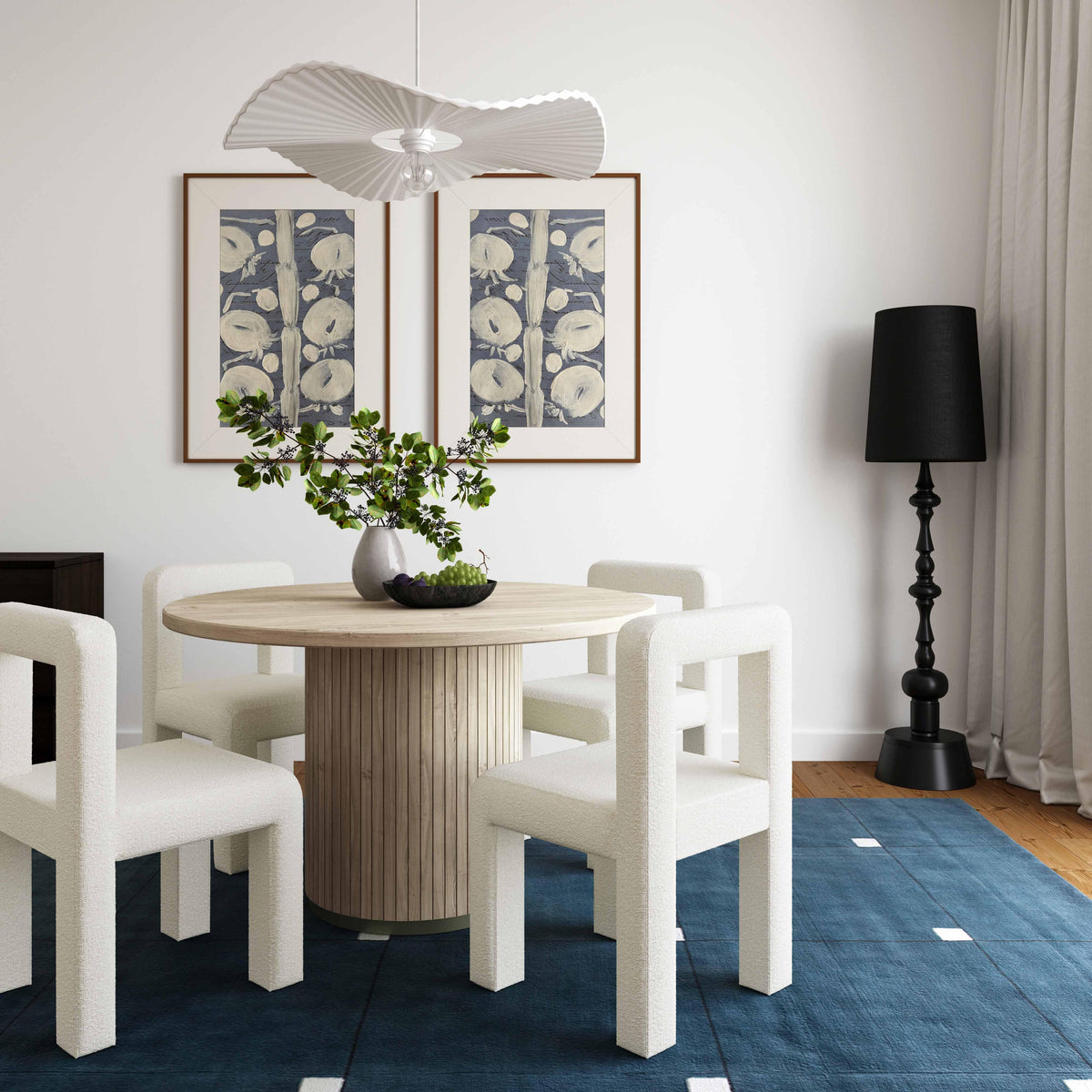 Hazel Cream Performance Boucle Dining Chair by TOV Furniture – photo 2 of 7