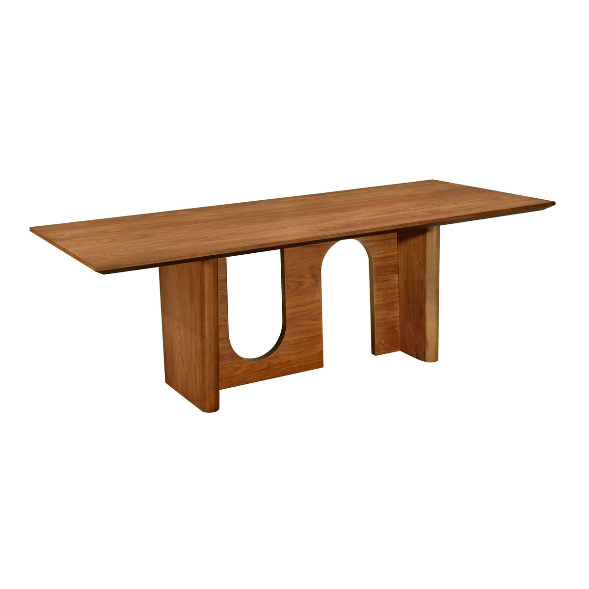 Satra 92" Walnut Rectangular Dining Table by TOV Furniture – photo 3 of 6