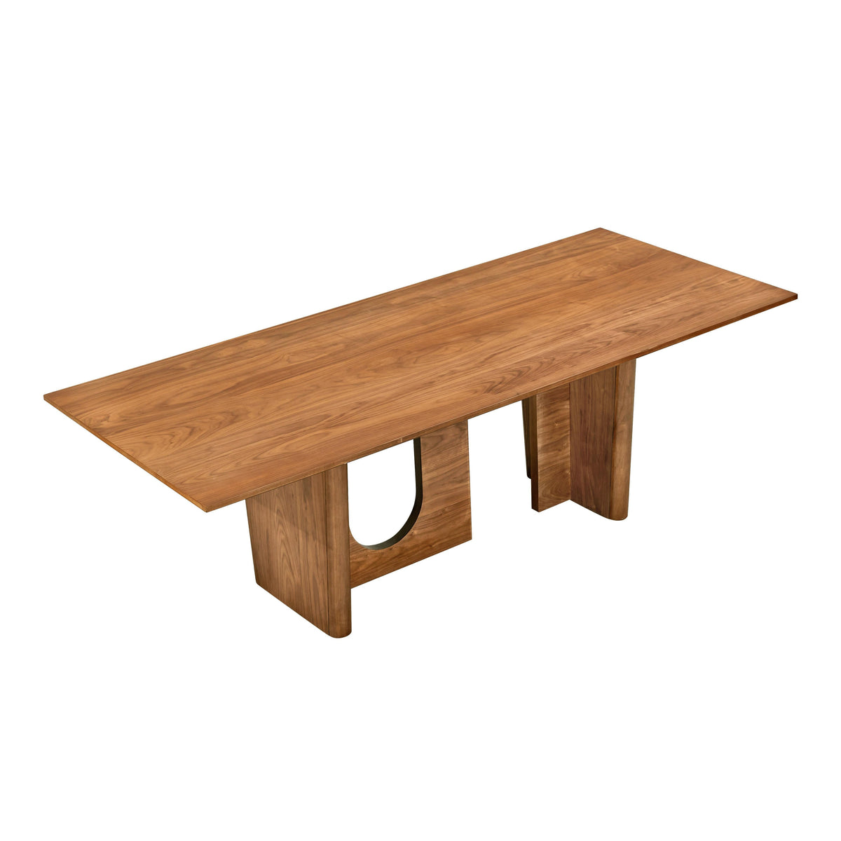 Satra 92" Walnut Rectangular Dining Table by TOV Furniture – photo 4 of 6