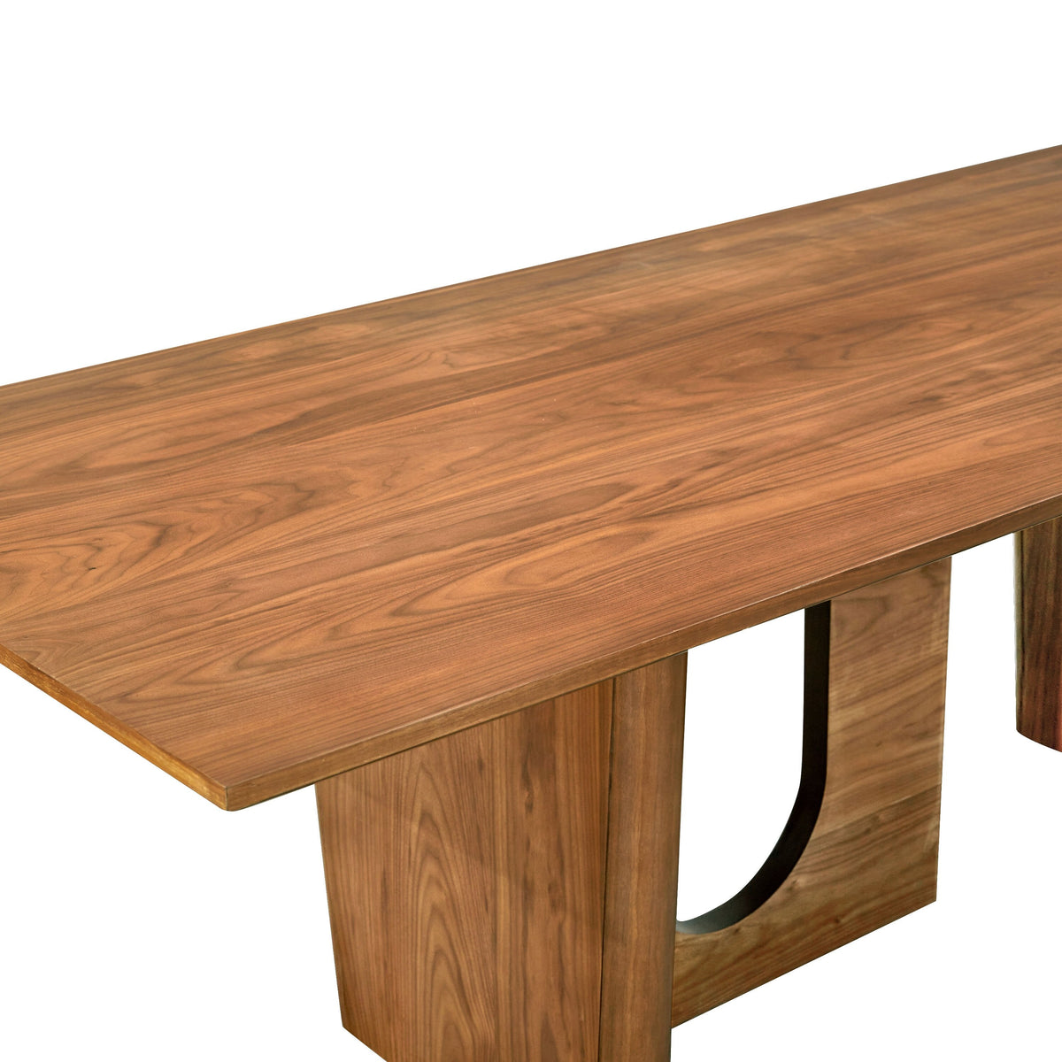 Satra 92" Walnut Rectangular Dining Table by TOV Furniture – photo 5 of 6