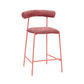 Liliana Performance Velvet Stool by TOV D68772