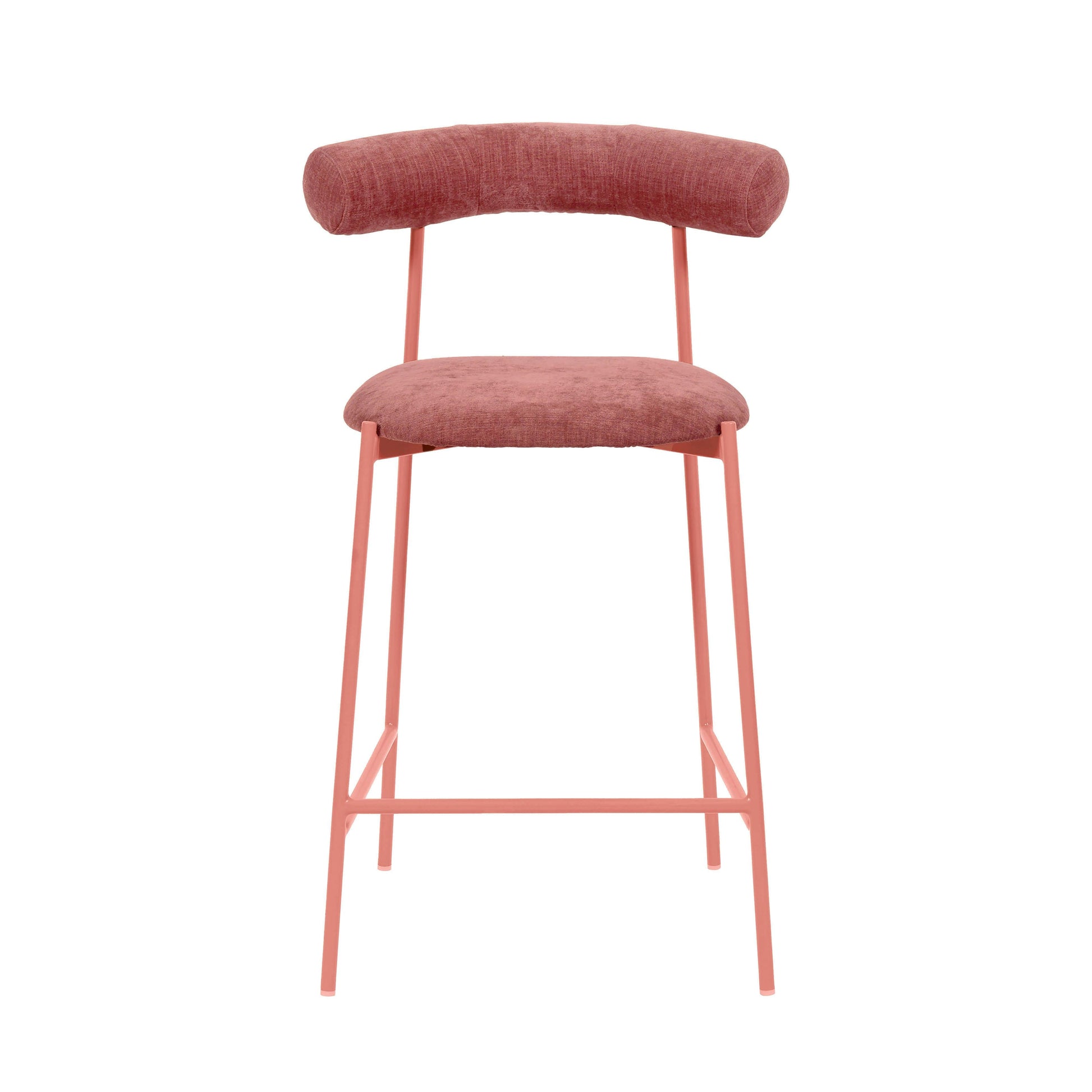 Liliana Performance Velvet Stool by TOV D68771