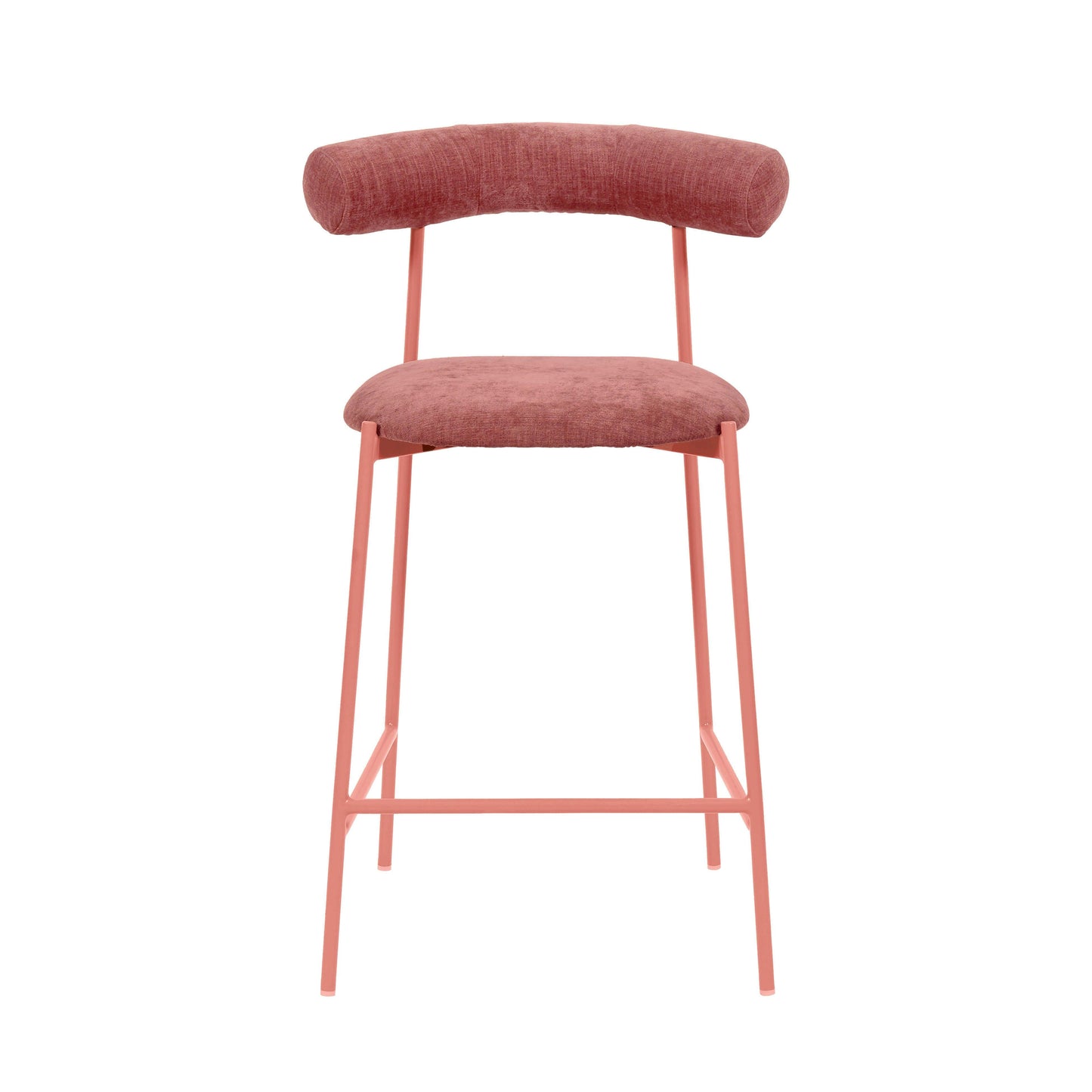 Liliana Performance Velvet Stool by TOV D68768