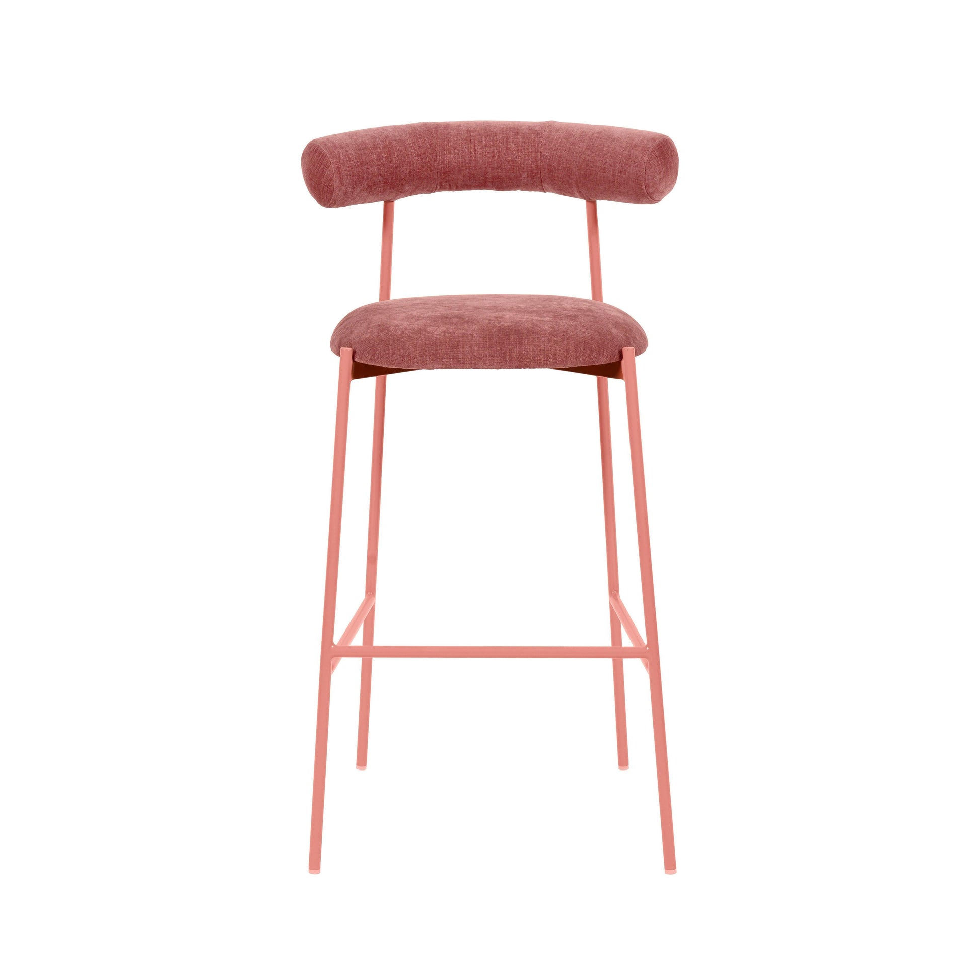 Liliana Performance Velvet Stool by TOV D68772