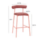 Liliana Performance Velvet Stool by TOV D68769