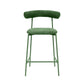 Liliana Performance Velvet Stool by TOV D68770