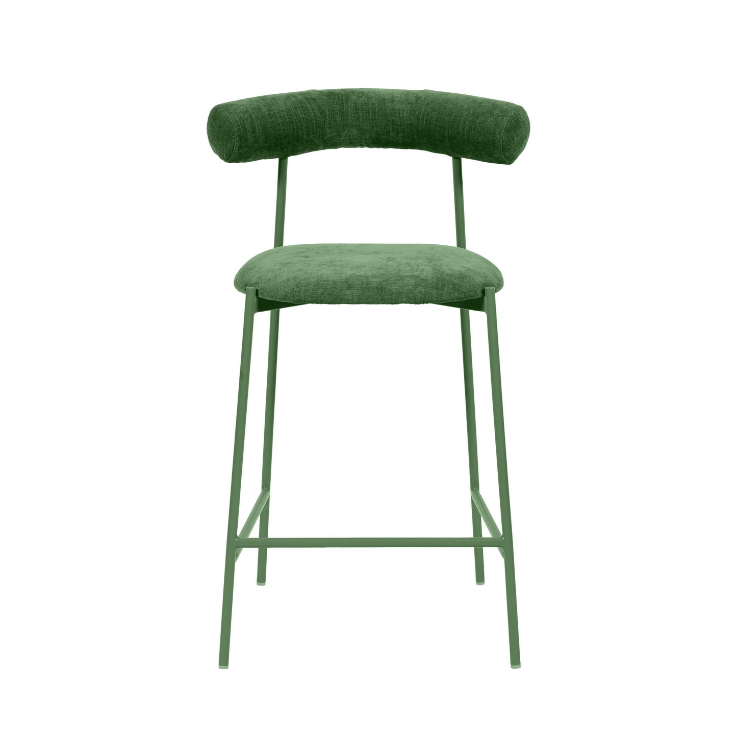 Liliana Performance Velvet Stool by TOV D68770
