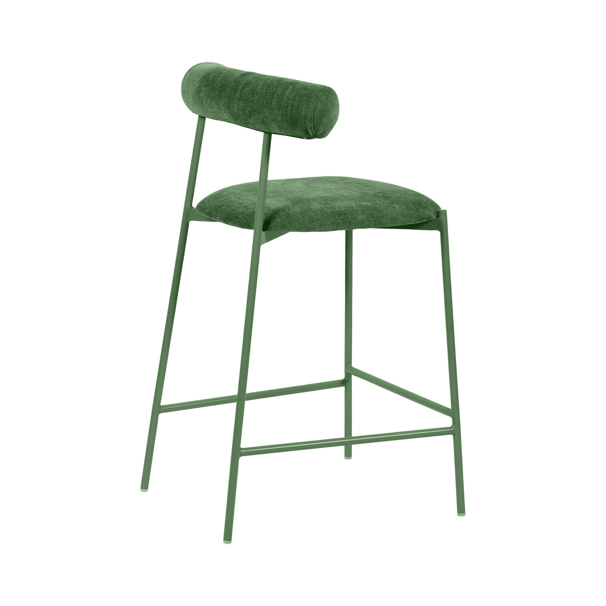 Liliana Performance Velvet Stool by TOV D68770