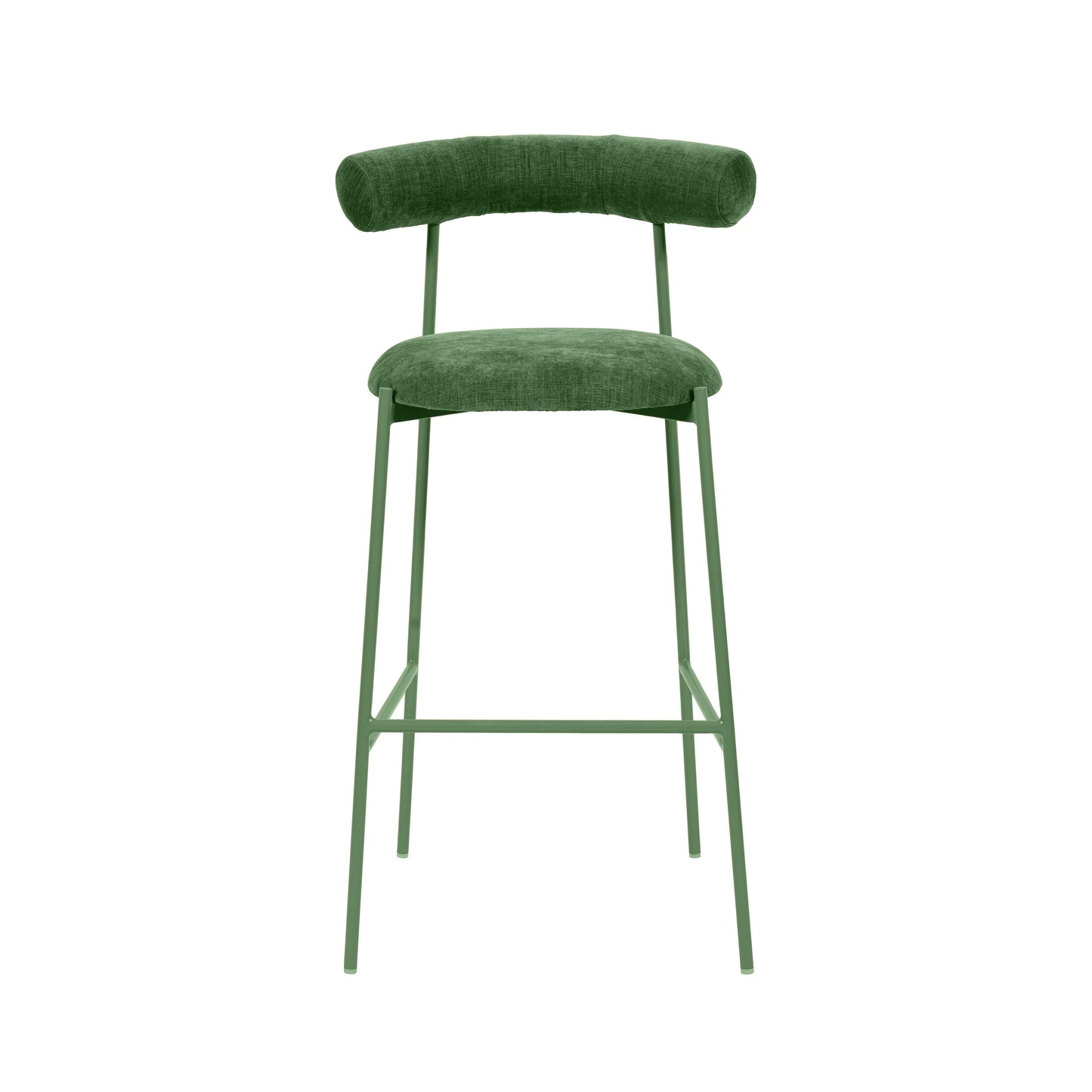 Liliana Performance Velvet Stool by TOV D68769