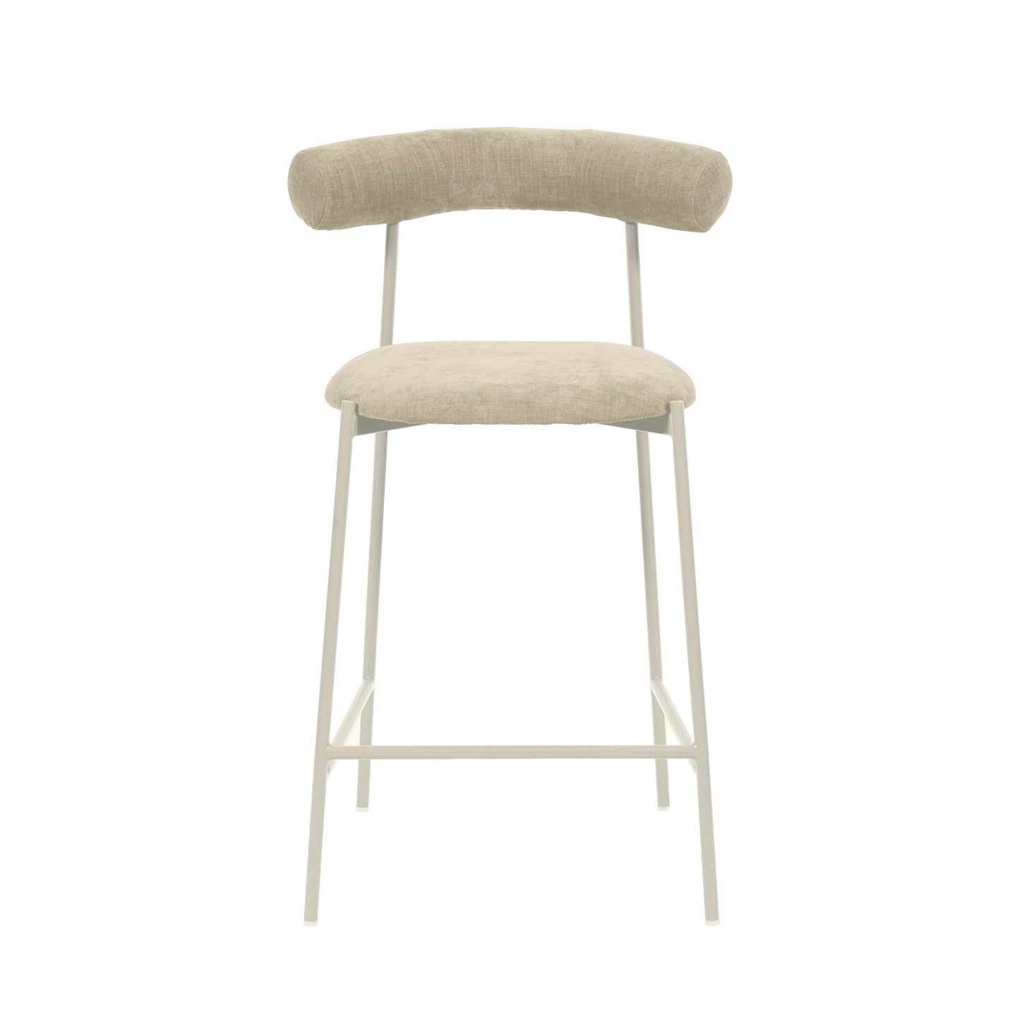 Liliana Performance Velvet Stool by TOV D68767