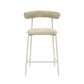 Liliana Performance Velvet Stool by TOV D68768