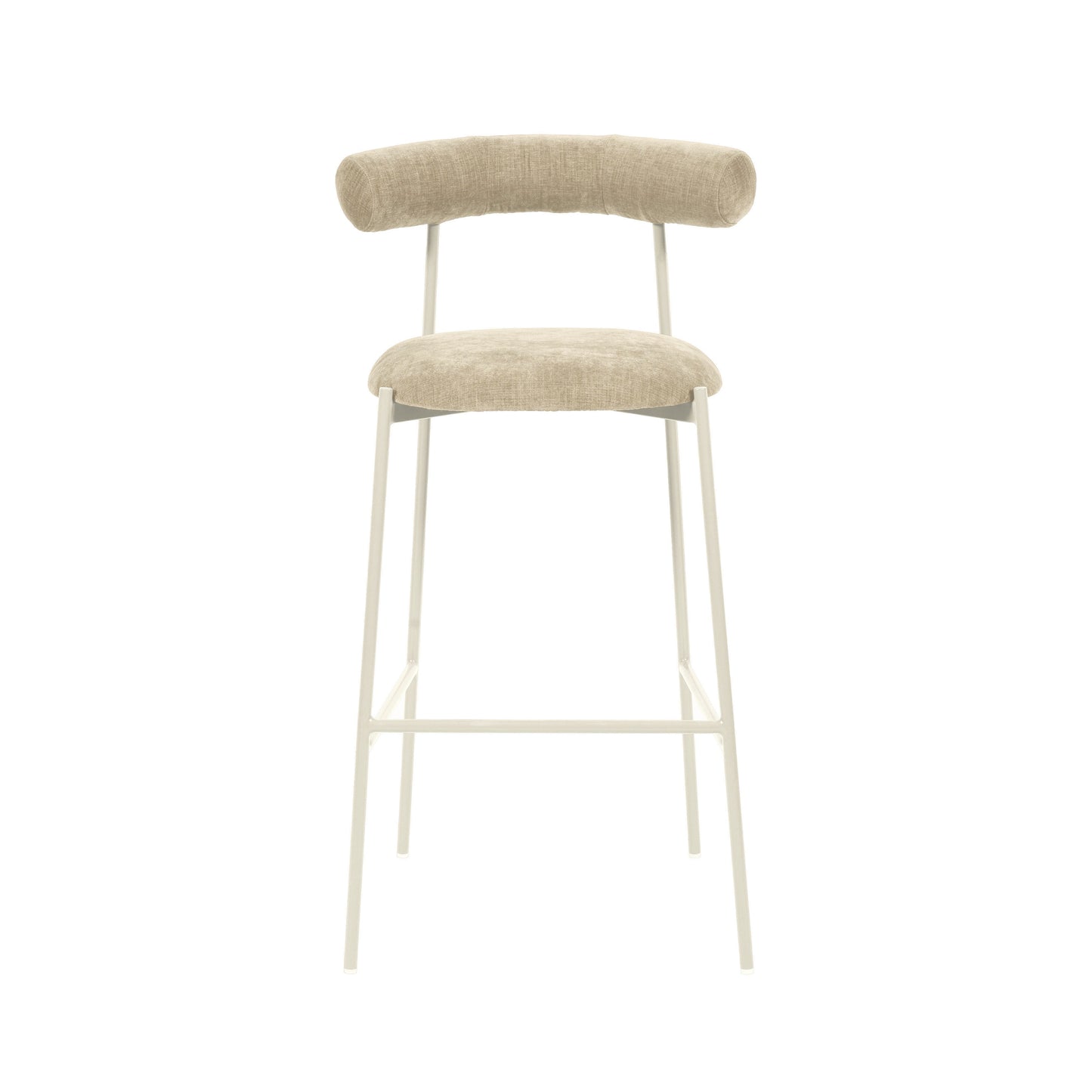 Liliana Performance Velvet Stool by TOV D68768