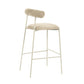Liliana Performance Velvet Stool by TOV D68768