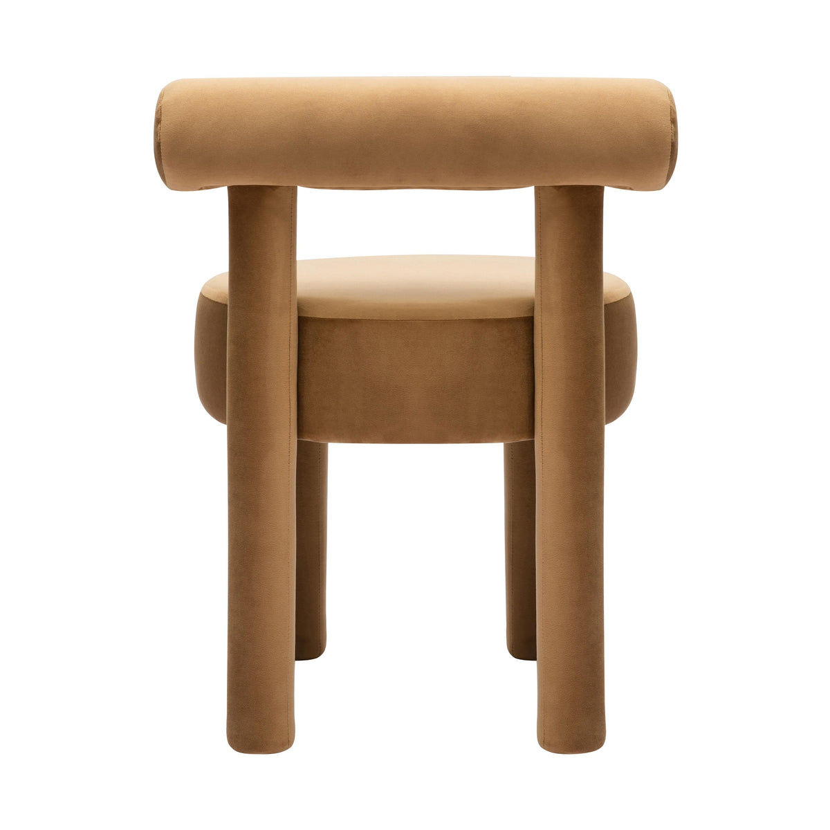 Carmel Cognac Performance Velvet Dining Chair by TOV Furniture – photo 4 of 7