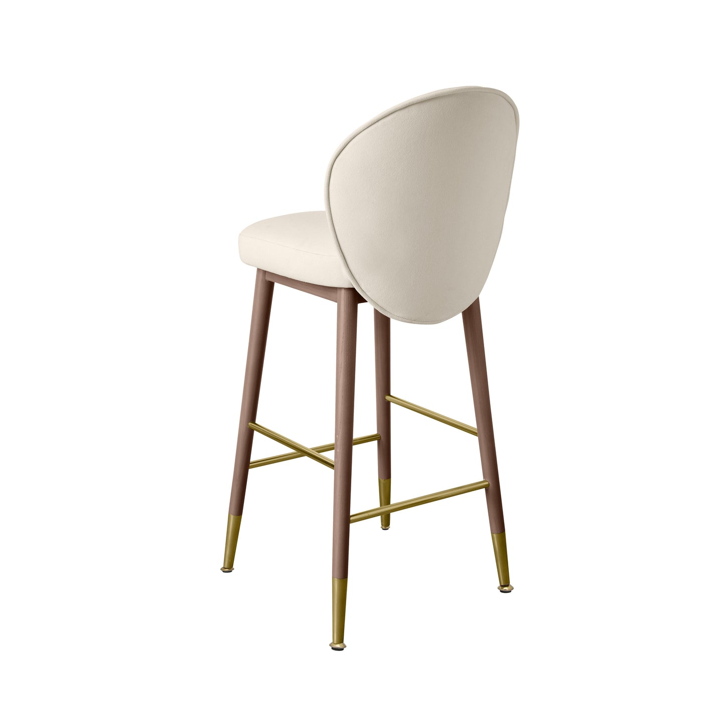 Hailey Velvet Stool by TOV D68844
