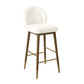 Hailey Velvet Stool by TOV D68844
