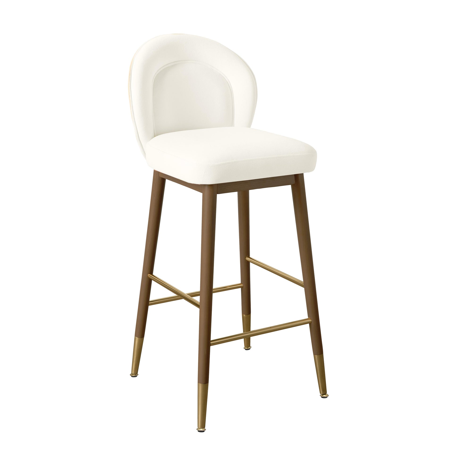 Hailey Velvet Stool by TOV D68844