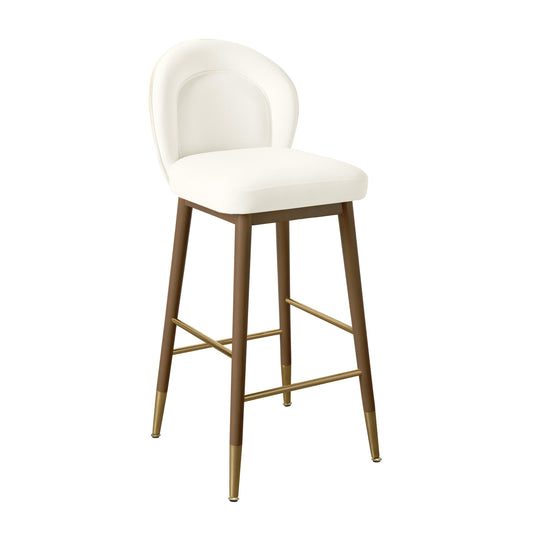 Hailey Velvet Stool by TOV D68844