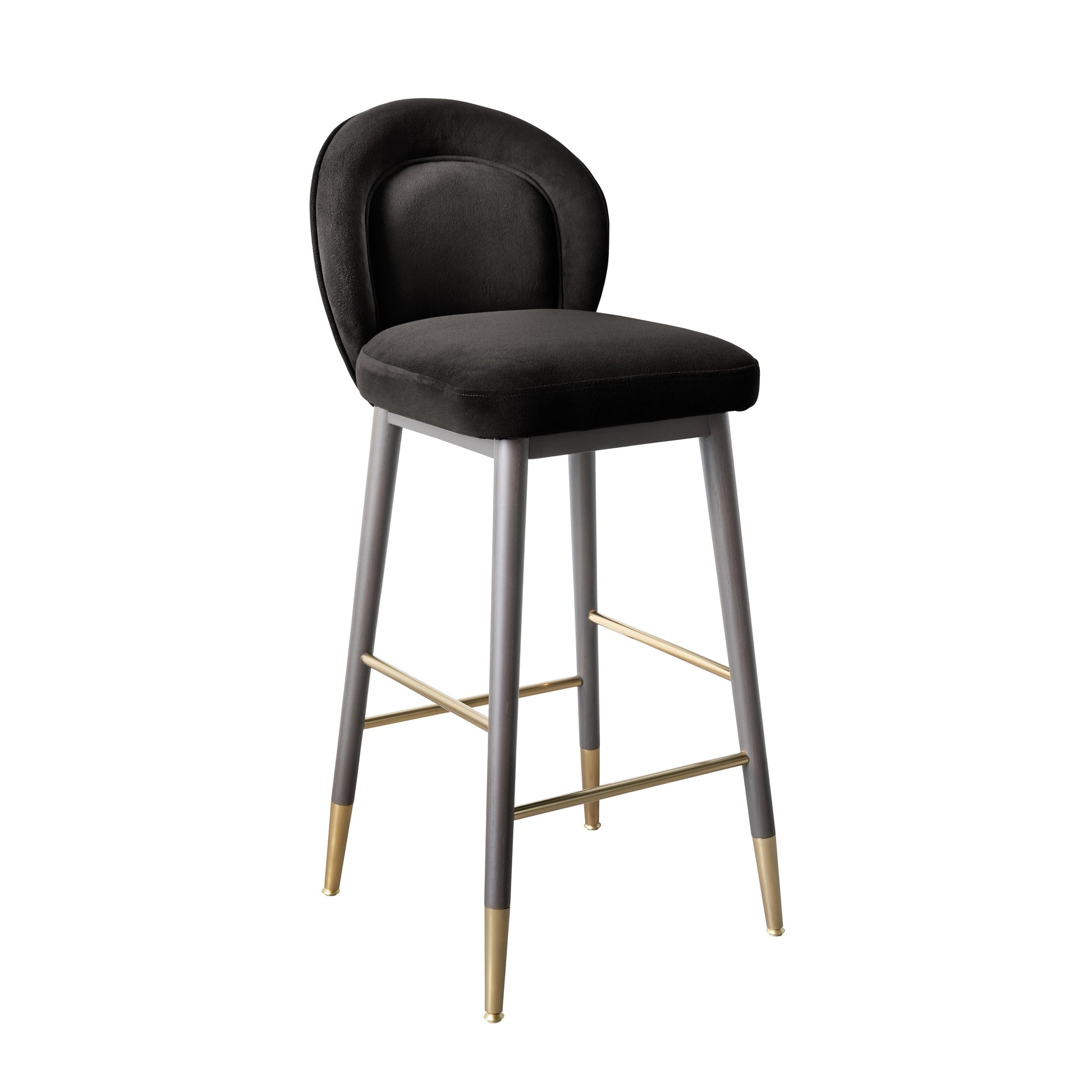 Hailey Velvet Stool by TOV D68845