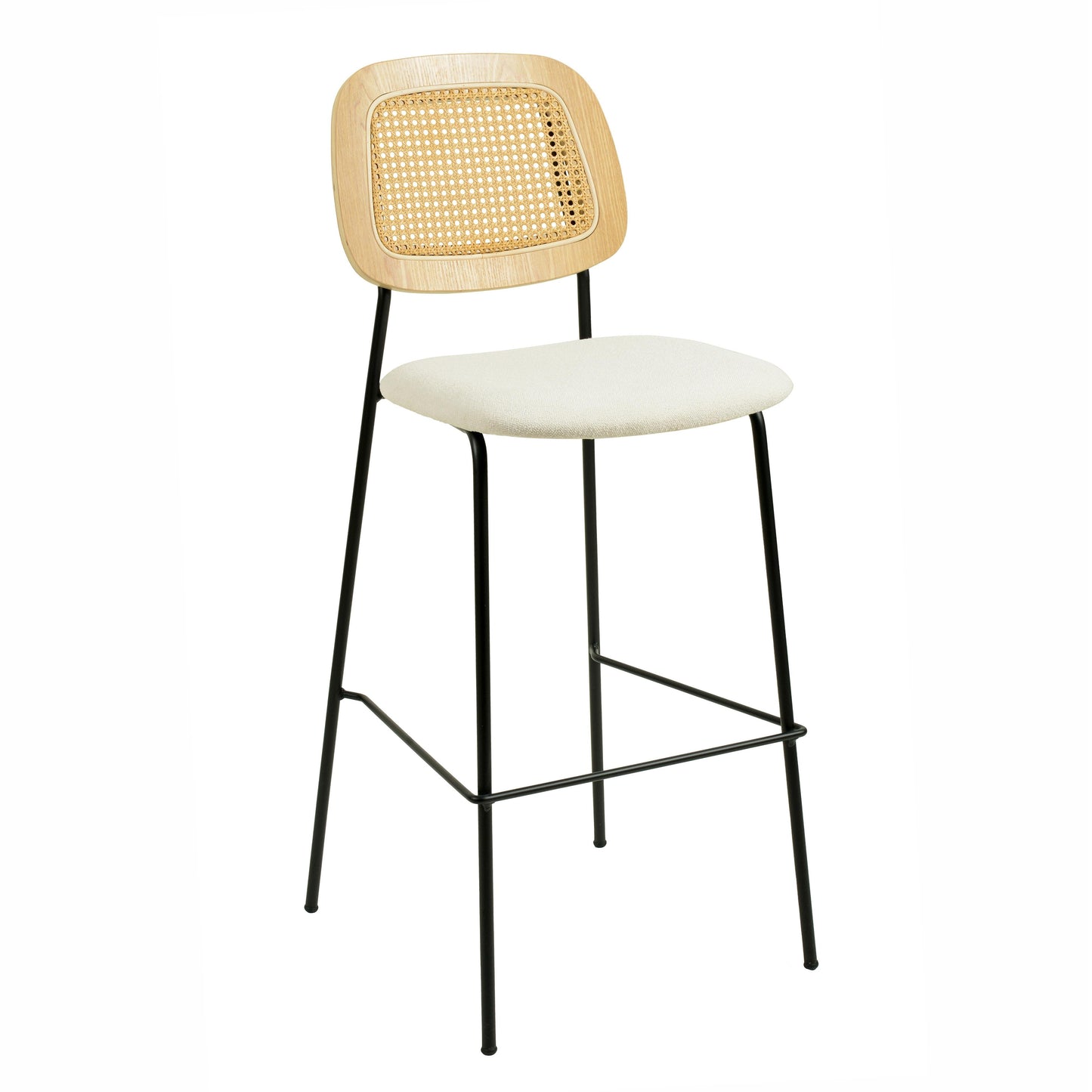 Anais Natural Rattan Counter Stool Set Of 2 by TOV D68875