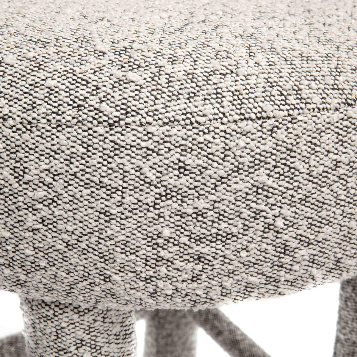 Carmel Black & White Performance Boucle Counter Stool by TOV Furniture – photo 5 of 6