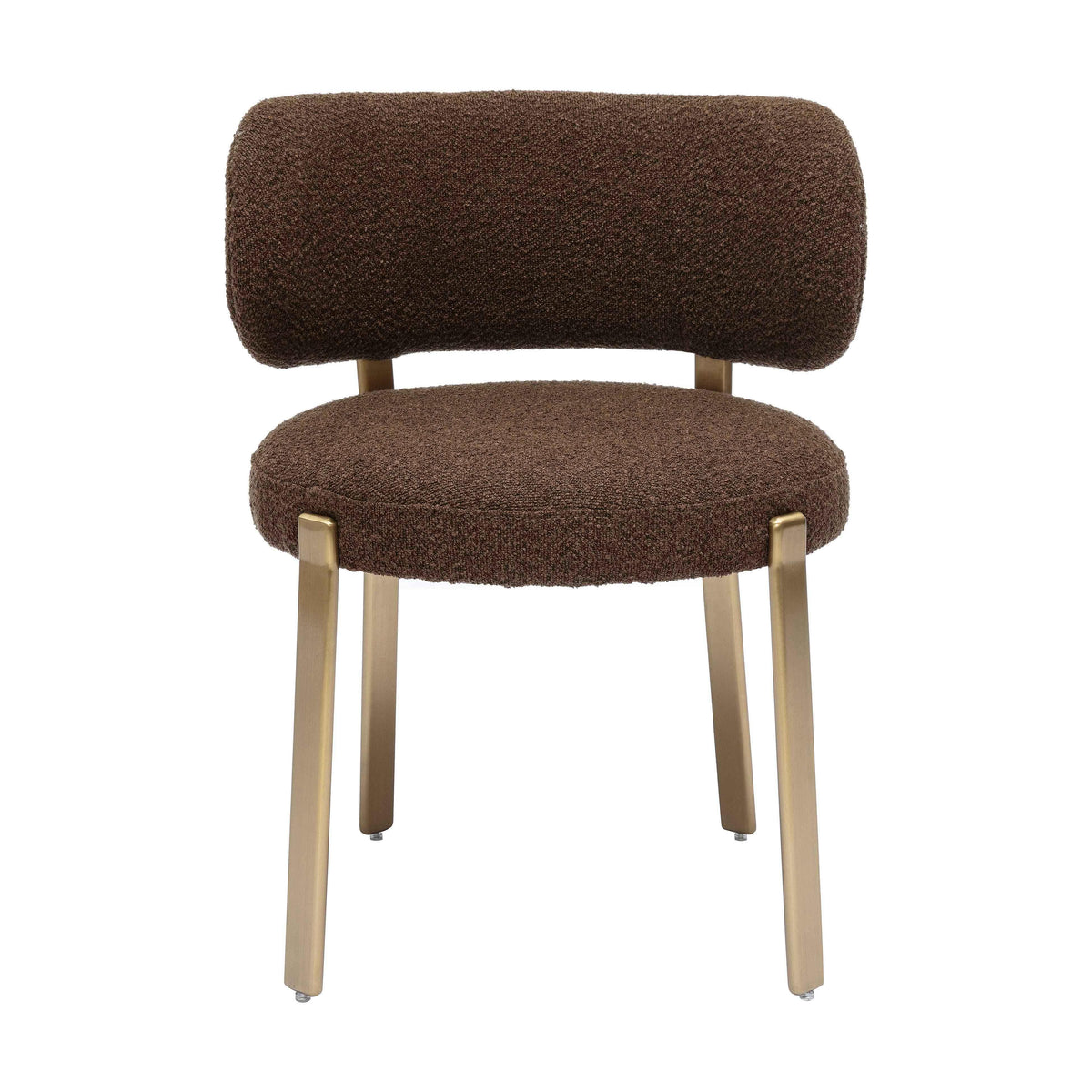 Margaret Chocolate Brown Performance Boucle Dining Chair by TOV Furniture – photo 3 of 8