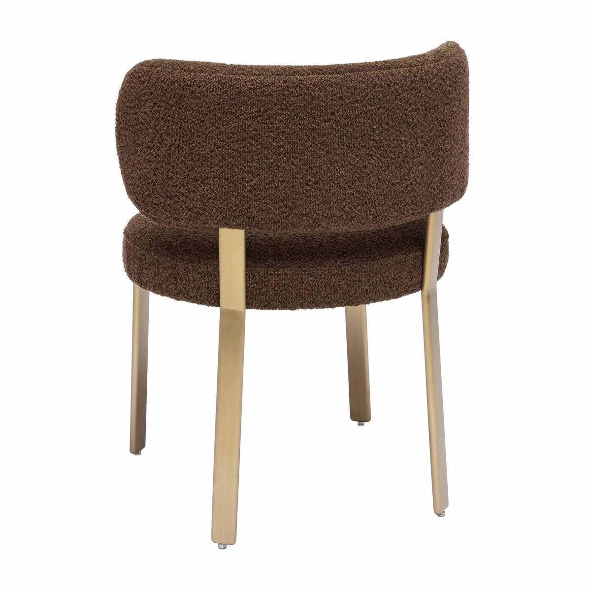 Margaret Chocolate Brown Performance Boucle Dining Chair by TOV Furniture – photo 5 of 8
