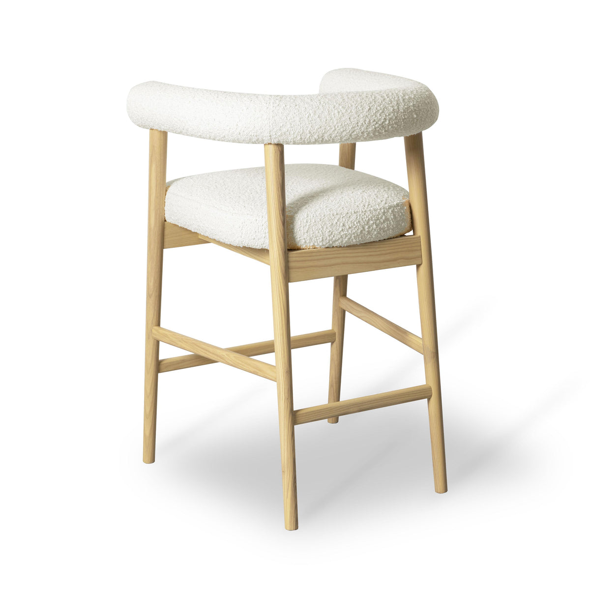 Spara Cream Performance Boucle Counter Stool by TOV Furniture – photo 4 of 6