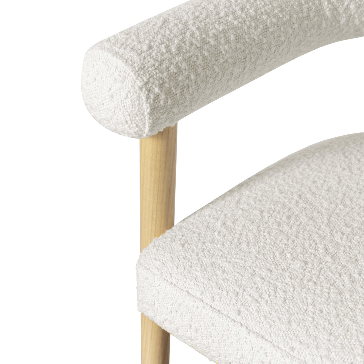 Spara Cream Performance Boucle Counter Stool by TOV Furniture – photo 5 of 6