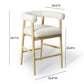 Spara Performance Boucle Counter Stool by TOV D68999