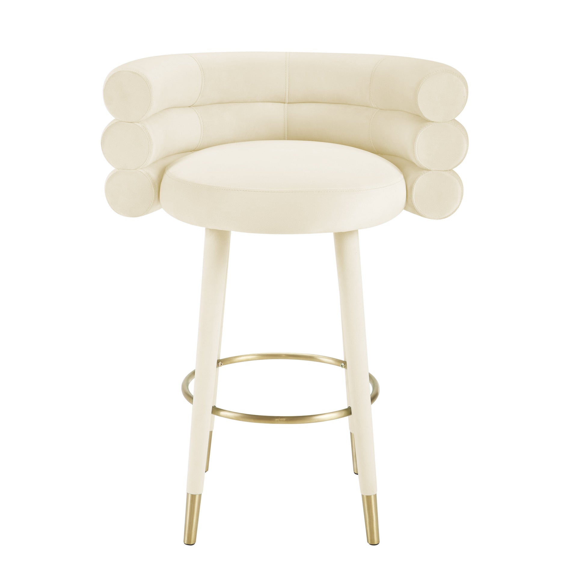 Betty Velvet Stool by TOV D6454