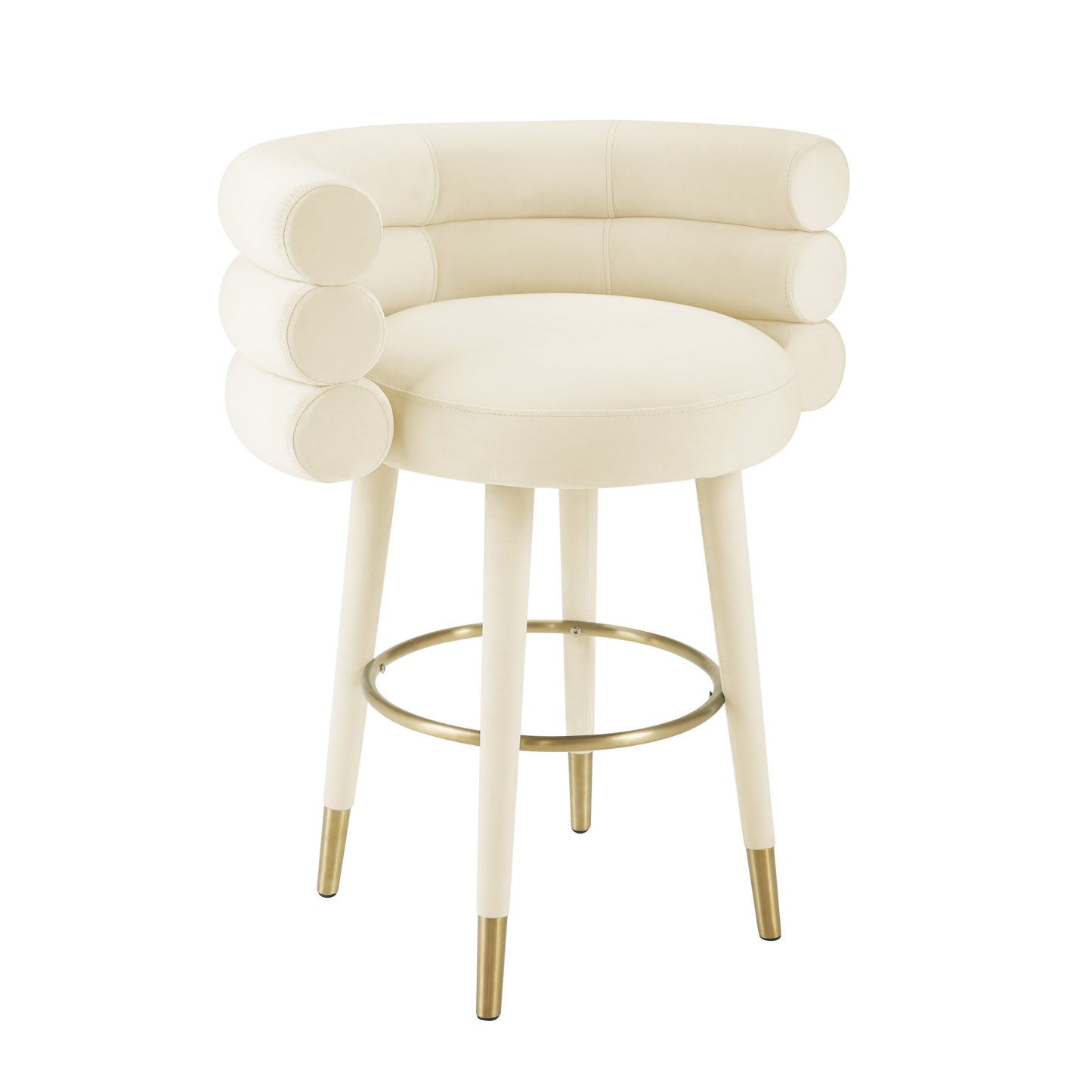 Betty Velvet Stool by TOV D69023