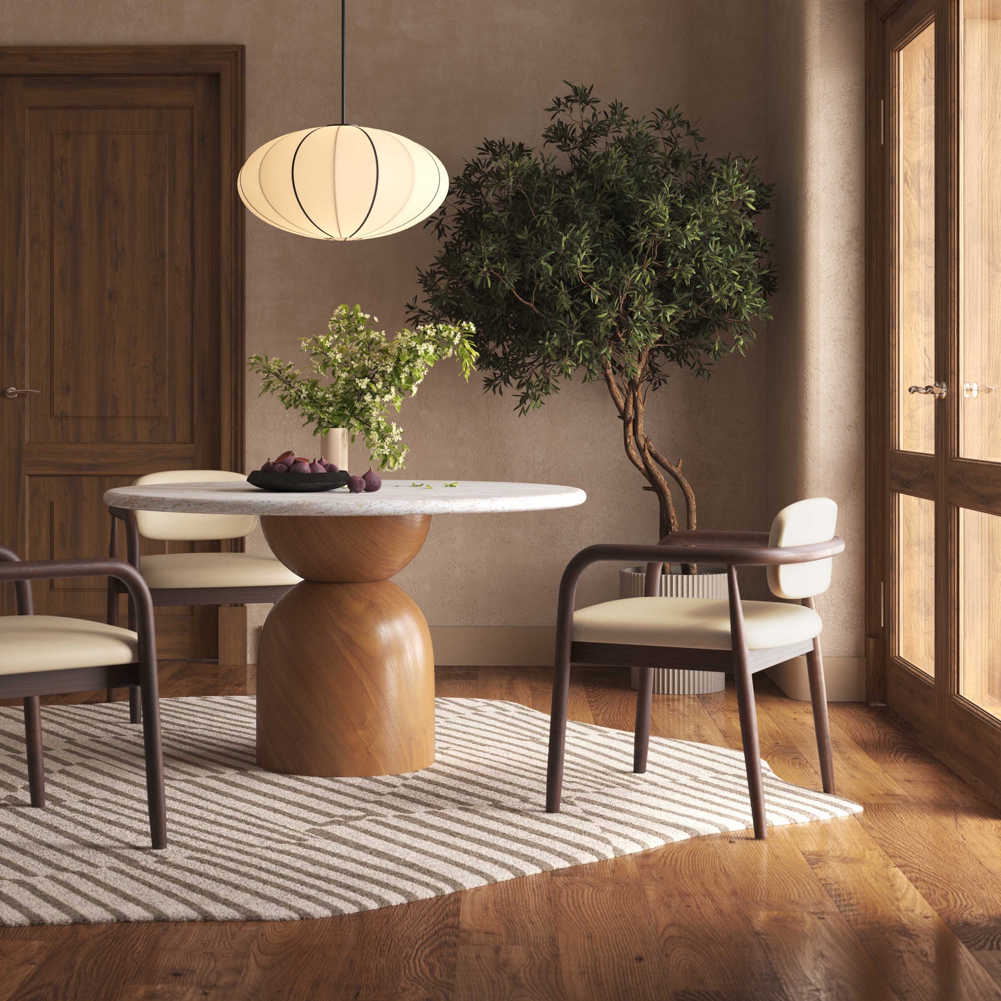 Betsy Taupe Contract-Grade Vegan Leather Dining Chair Taupe by Tov Furniture