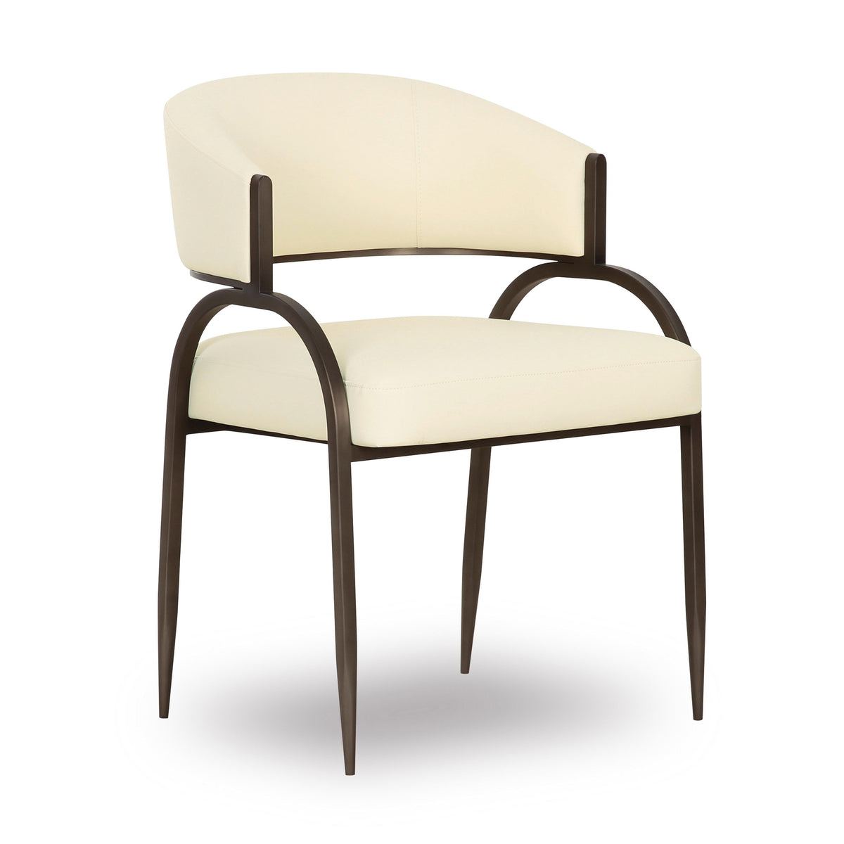 Tatum Cream Performance Vegan Leather Dining Chair by TOV Furniture – photo 1 of 7