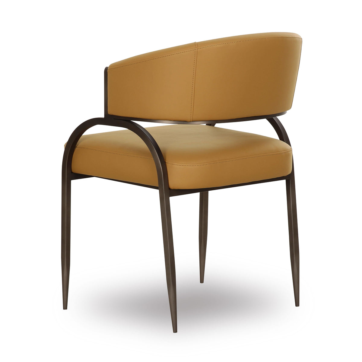 Tatum Tan Performance Vegan Leather Dining Chair by TOV Furniture – photo 4 of 7