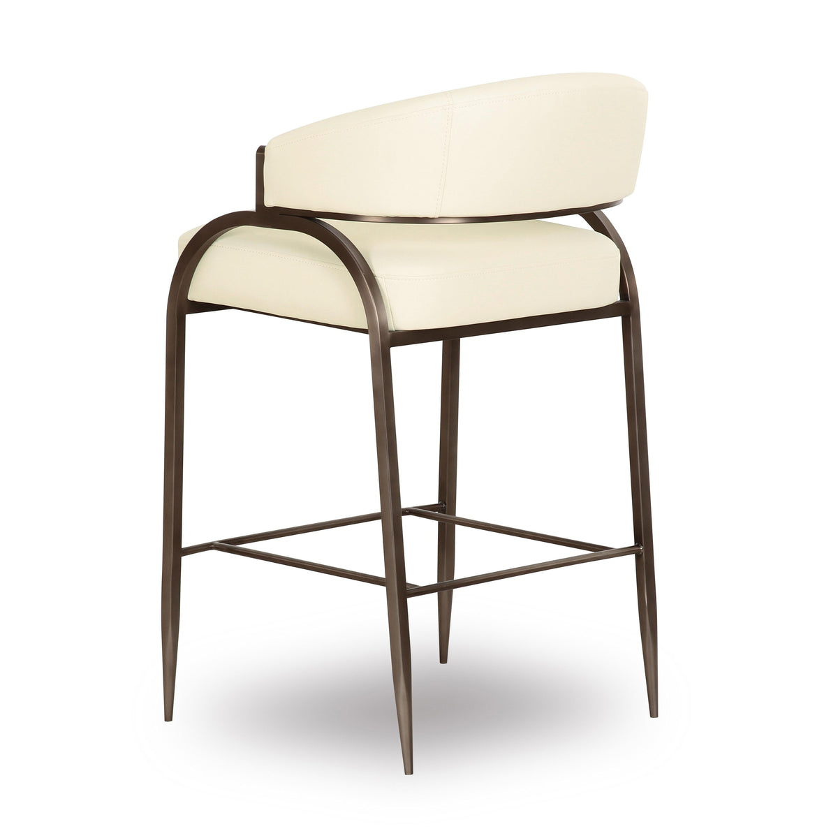 Tatum Cream Performance Vegan Leather Counter Stool by TOV Furniture – photo 4 of 7