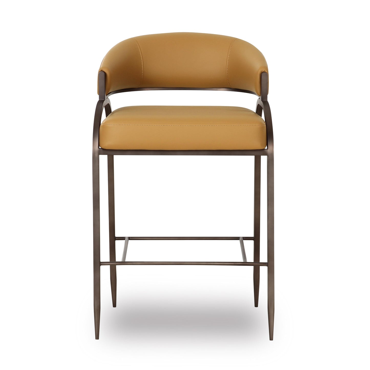 Tatum Performance Vegan Leather Counter Stool by TOV D69055