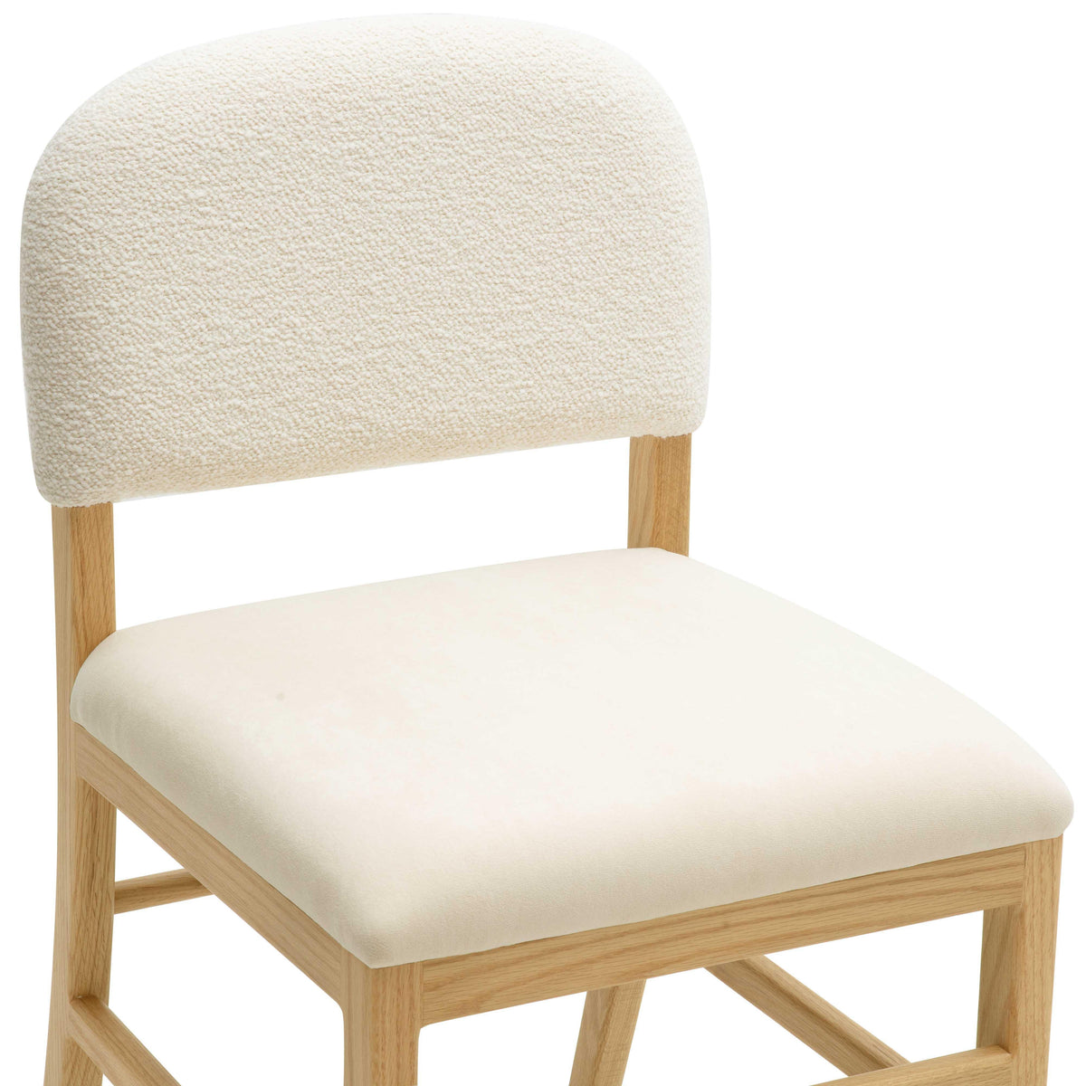 Calla Cream Performance Velvet Dining Chair by TOV Furniture – photo 5 of 7